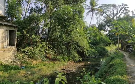 Dianggarkan 150 Juta, Perbaikan Drainase Kawasan WR Supratman Pacitan Belum Mulai Digarap