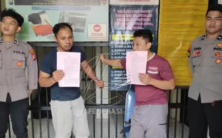 Dooorr!! Dua Spesialis Pembobol Toko Lintas Provinsi Diringkus Macan Agung Polres Tulungagung