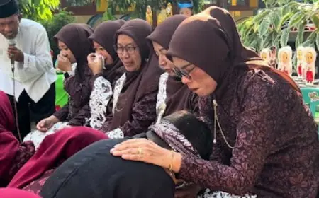 Momen Haru dan Bangga Mewarnai Purnawiyata SDN Menturus Kudu Jombang