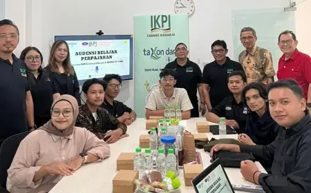Cetak Kader Amanah dan Taat Pajak, HIPMI PT UMG Ajak Pengusaha Muda Gresik Berguru ke IKPI Sidoarjo