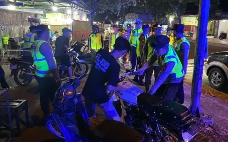 Tak Ada Ampun! Polres Lamongan Gelar Razia Besar-besaran, Puluhan Motor Berknalpot Brong Diamankan