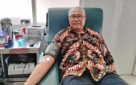 Kisah Inspiratif Joko Nursiyanto, Asisten 1 Pemkab Lamongan yang Sudah Donor 124 Kali