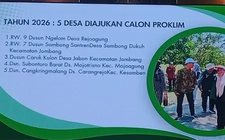 DLH Jombang Genjot Program Kampung Iklim Demi Atasi Perubahan Iklim