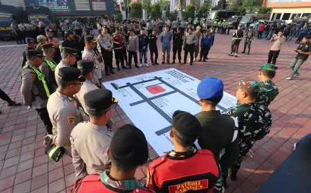 Pengamanan Suroan Agung 2026 di Gresik Diperketat, Polres Gresik Libatkan Personel Gabungan