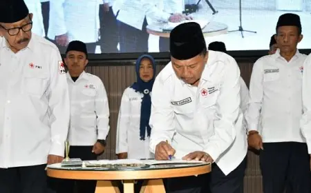 Dilantik Jadi Ketua PMI Tulungagung, Tri Hariadi Langsung Tancap Gas dengan Empat Program Strategis