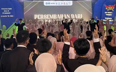 Lulus 100 Persen, 349 Siswa SMPN 1 Lamongan Siap Bersinar Menjadi Calon Pemimpin Masa Depan