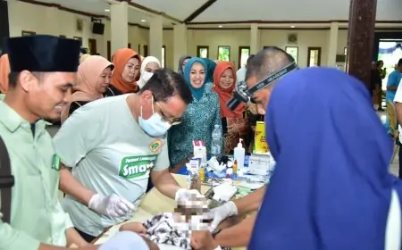 Peringati HJL ke-457 dan HKG PKK ke-54, TP PKK Lamongan Gelar Khitan Massal Gratis untuk 102 Anak