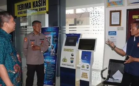 Evaluasi Zona Integritas, Rorena Polda Jatim Tinjau Standar Pelayanan Publik Polres Trenggalek
