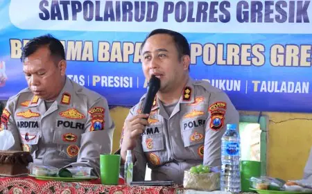 Jangkar Polres Gresik Tampung Aspirasi Nelayan, Soroti Reklamasi dan Harga Ikan Anjlok