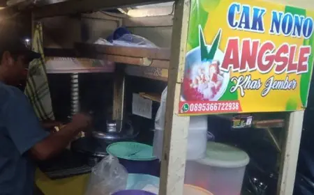 Mencicipi Angsle Cak Nono di Kepatihan Jombang: Nikmatnya Kuah Santan Jahe Bikin Rindu