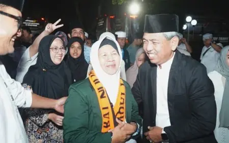 Sekretaris Daerah Trenggalek Edy Soepriyanto Sambut Kepulangan 449 Jamaah Haji