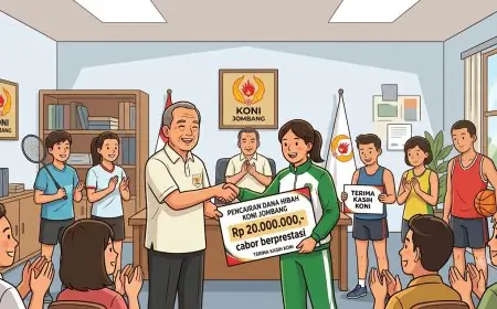 Dana Pembinaan 48 Cabor Cair,  KONI Jombang Jelasakan  Rincian dan Syarat Pencaiarannya