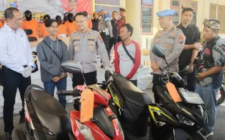 Polres Situbondo Ringkus 9 Tersangka Kasus Pencurian, 8 Kasus Berhasil Diungkap dalam Sebulan