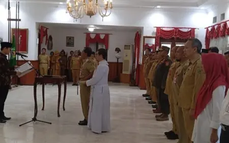 Jaga Stabilitas Pemerintahan, Bupati Arifin Resmi Lantik Triadi Admono sebagai Pj Sekda Trenggalek