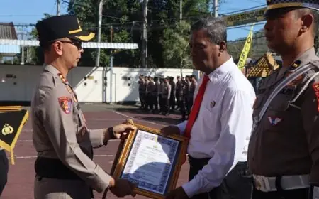 Cetak Prestasi Membanggakan, 13 Anggota Polres Trenggalek Diganjar Penghargaan