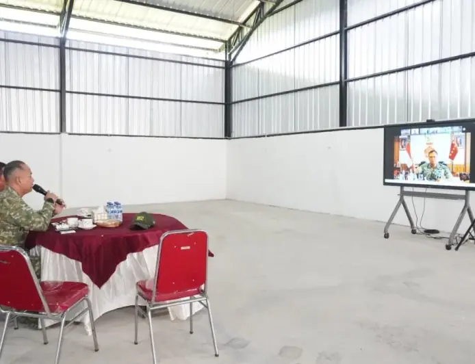 Jelang Launching Tahap Dua, Dandim Lamongan Paparkan Kesiapan 120 Unit KDKMP ke Wakil Panglima TNI