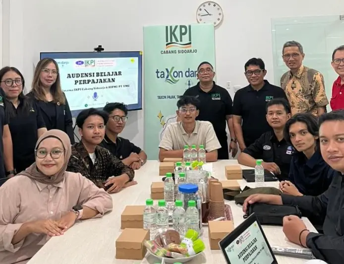 Cetak Kader Amanah dan Taat Pajak, HIPMI PT UMG Ajak Pengusaha Muda Gresik Berguru ke IKPI Sidoarjo