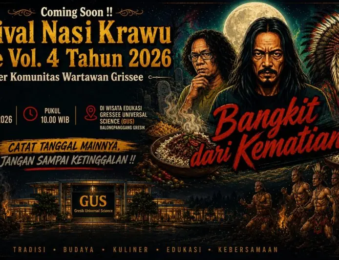 Festival Tumpeng Nasi Krawu 2026 Makin Semarak, Teater “Bangkit dari Kematian” Siap Hipnotis Ribuan Penonton