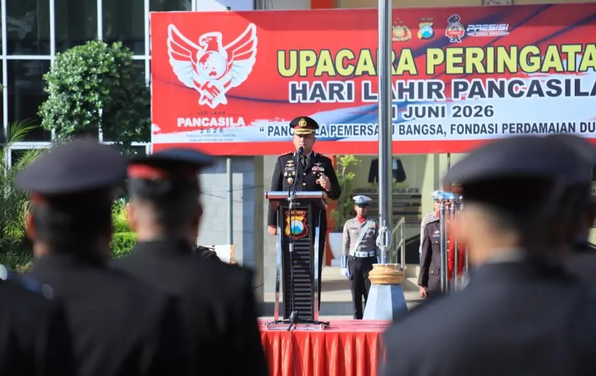 Hari Lahir Pancasila, Kapolres Gresik: Pancasila Jangan Hanya Jadi Pajangan, Harus Jadi Tindakan Nyata