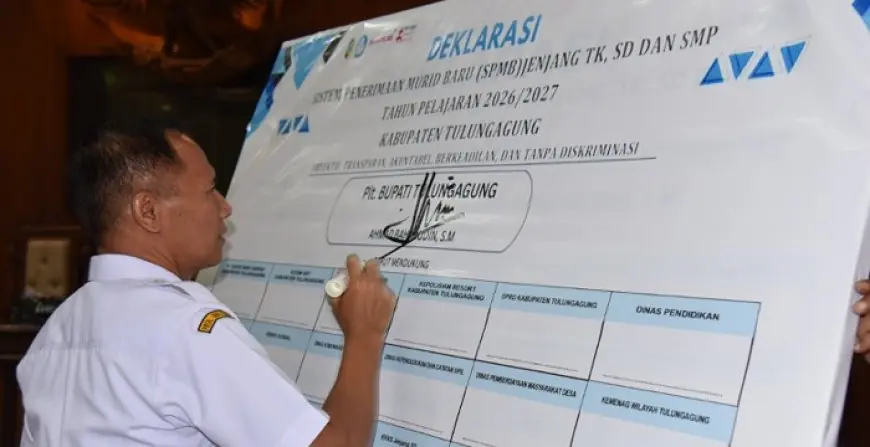 SPMB Tulungagung 2026 Dimulai, Sekolah Dilarang Paksa Wali Murid Bayar Uang Gedung