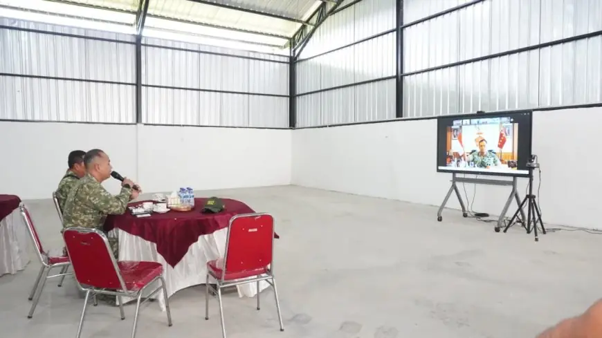 Jelang Launching Tahap Dua, Dandim Lamongan Paparkan Kesiapan 120 Unit KDKMP ke Wakil Panglima TNI