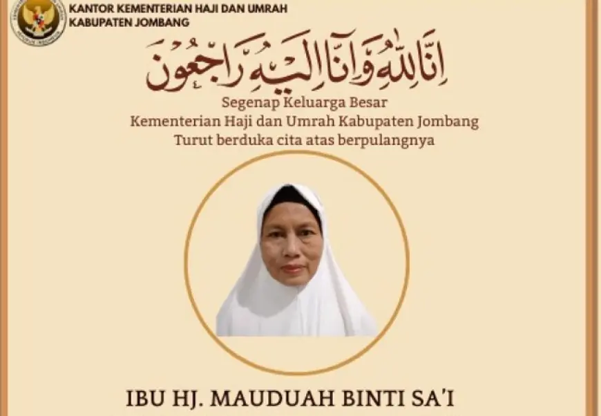 Sempat Menjalani Perawatan Medis,  Jemaah Haji Jombang Meninggal di Makkah