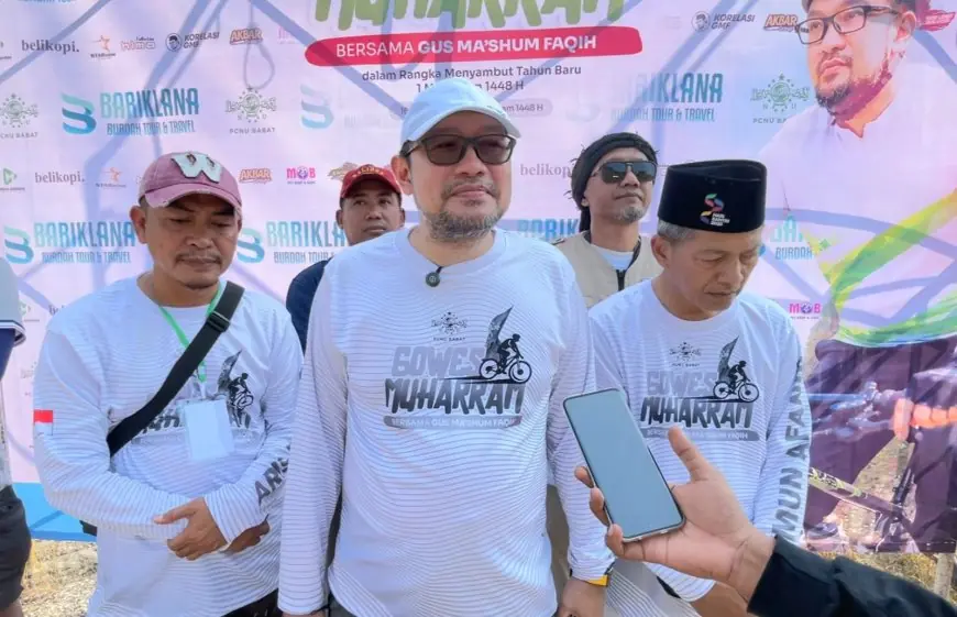 Meriah! Gus Maksum Bareng Ribuan Warga Lamongan Sukseskan Gowes Muharram Berhadiah Umrah