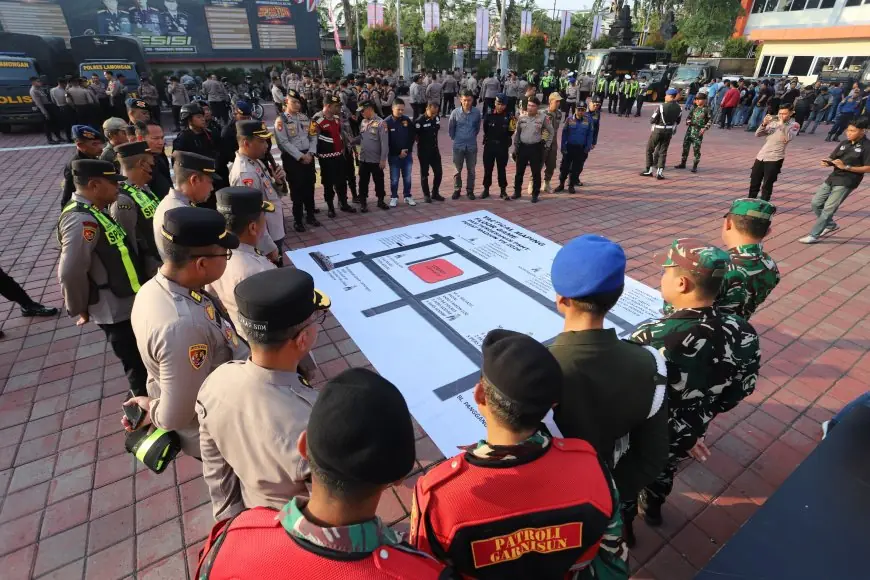 Pengamanan Suroan Agung 2026 di Gresik Diperketat, Polres Gresik Libatkan Personel Gabungan