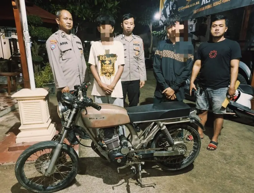 Kurang Dari 48 Jam, Polres Lamongan Berhasil Menangkap Penjaga Warkop Pelaku Curanmor