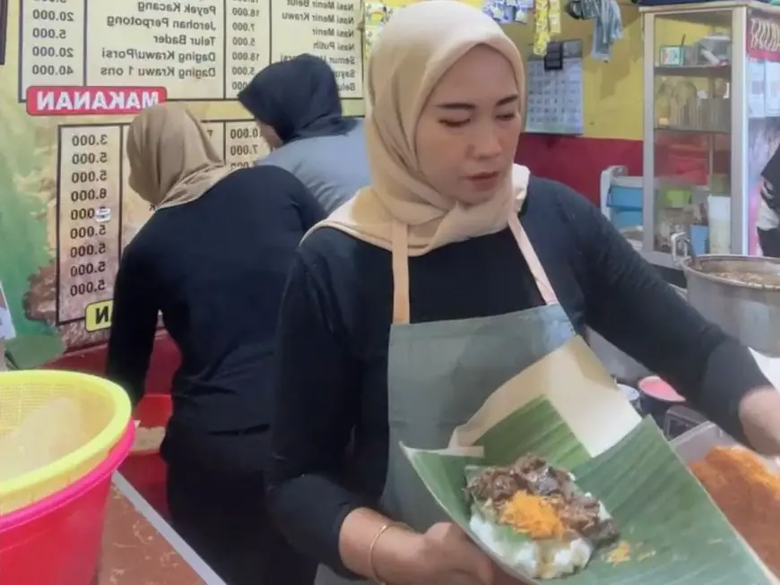 210 Kg Daging dan 420 Kg Beras Disulap Jadi 3.000 Bungkus Nasi Krawu, Siap Pecahkan Rekor MURI