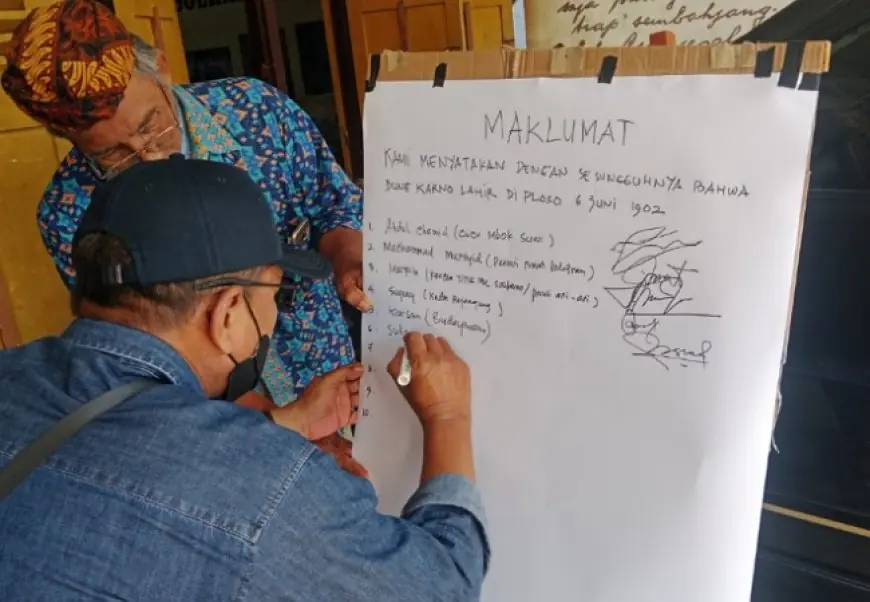 Maklumat Warga Jombang: Bung Karno Lahir di Ploso 6 Juni 1902