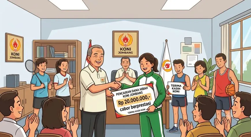 Dana Pembinaan 48 Cabor Cair,  KONI Jombang Jelasakan  Rincian dan Syarat Pencaiarannya