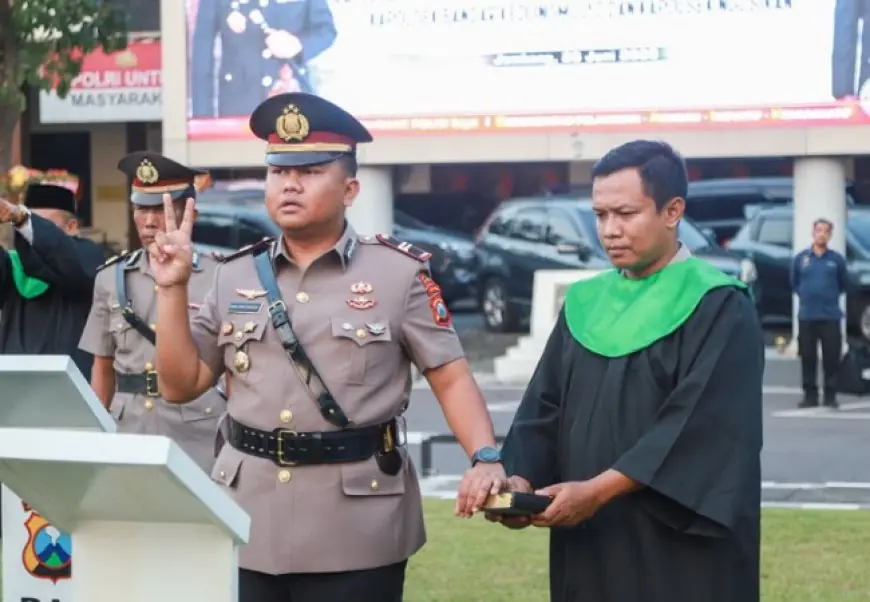 Polres Jombang Gelar Sertijab, Kapolres Tekankan Respons Cepat untuk Masyarakat