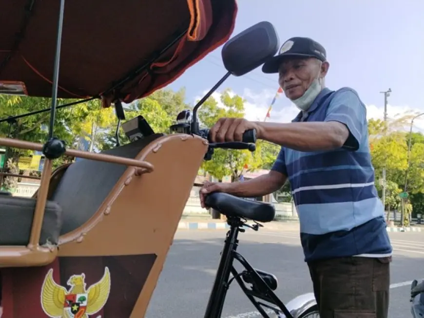Becak Listrik Bantuan Presiden Belum Dongkrak Pendapatan, Penumpang Justru Menurun