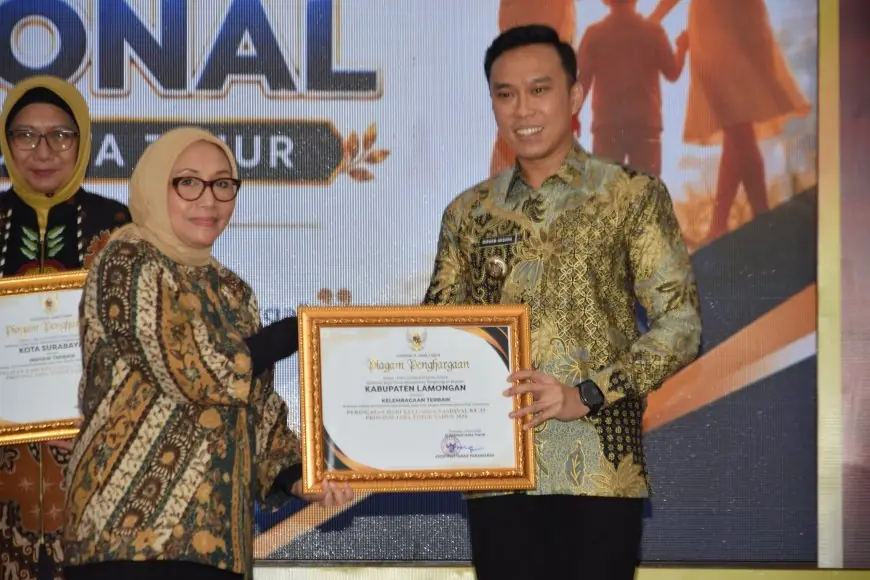 Komitmen Lindungi Anak Berbuah Manis, Lamongan Sabet Penghargaan Kelembagaan Terbaik di PPA Award 2026