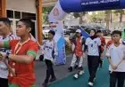 MPLS 2026 di Gresik Bertema Piala Dunia  Ratusan Siswa SMP Muhammadiyah 12 GKB Pakai Jersey Timnas