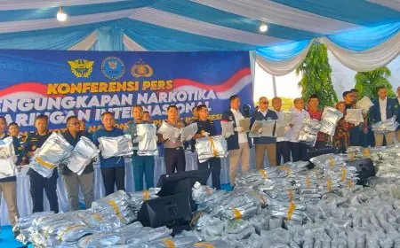Terbesar Tahun Ini, BNN Sita 3,37 Ton Narkotika Jaringan Internasional di Gresik, 12 Orang Diantaranya 1 WNA Diamankan