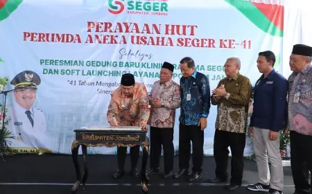 Perumda Seger Jombang Resmikan Gedung Klinik Baru dan Layanan Apotek 24 Jam