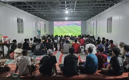 Demam Piala Dunia 2026 di Gresik, Nobar BIP Satukan Warga dan Perusahaan Tanpa Sekat