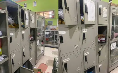 SDN 1 Kedungkumpul Lamongan Kemalingan, Ruang Kantor Diacak-acak
