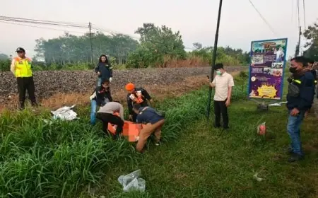 Nekat Berjalan di Jalur Kereta, Seorang Pria Tewas Tertemper KA Brawijaya