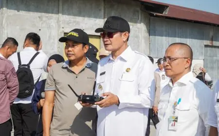 Antisipasi Gagal Panen, Pemkab Lamongan Gelar Basmi Wereng Massal Dengan Drone