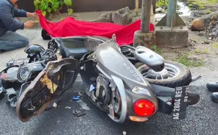 Lakalantas Maut di Sumbergempol, Pemotor Tewas Usai Adu Banteng dengan Innova