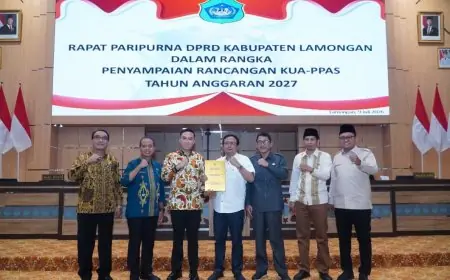 DPRD Lamongan Terima KUA-PPAS 2027, Fraksi PDIP Desak Tambah Anggaran Kekeringan