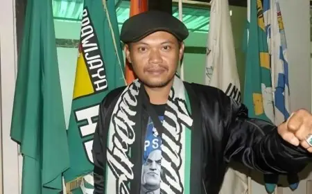 Andie Peci Tokoh Bonek Berpulang, Ketu LA Mania Sampaikan Duka dari Bumi Lamongan