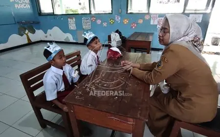 Hanya Dua Murid Baru, SDN 2 Plandaan Tulungagung Tetap Tegak Berdiri
