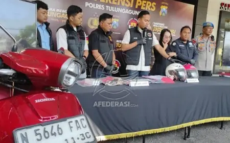 Residivis Jambret Ditangkap Polres Tulungagung, Akui Aksinya Sebabkan Kematian Seorang Nenek