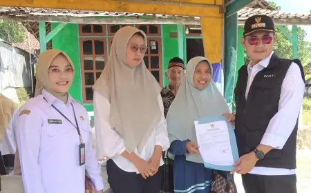 Sasar Pelaku UMKM di Pelosok, DPMPTSP Lamongan Buka Layanan Penerbitan NIB Gratis di Lokasi TMMD