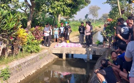 Diduga Mabuk Berat, Seorang Pria di Tulungagung Ditemukan Tewas di Sungai Lodagung