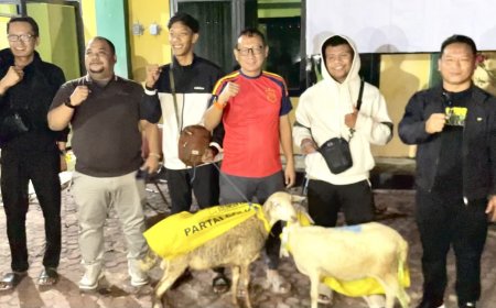 Nobar Piala Dunia di Lamongan Meriah, Fans Spanyol Pulang Bawa Kambing